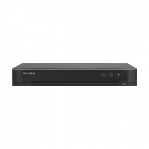 DVR 4 ch analog max. 4K, 4 ch IP max. 4K, AUDIO 'over coaxial', Alarma, 1U - HIKVISION iDS-7204HTHI-M1-S(4A+4/1ALM) [1]