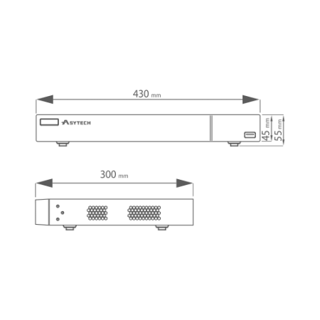 DVR Pentabrid 16 canale 1080P - ASYTECH seria VT VT-2316HP [3]