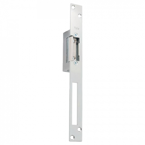 Electromagneti - Electromagnet fail locked, 12Vcc, consum redus, 230mA parghie deblocare, cu placa suport lunga - ASSA ABLOY YB17-12D-LM