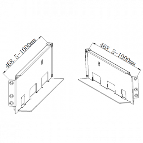 Accesorii Supraveghere - Glisiera pentru rack UPS din seria R - HIKVISION Glisiera-UPS-R