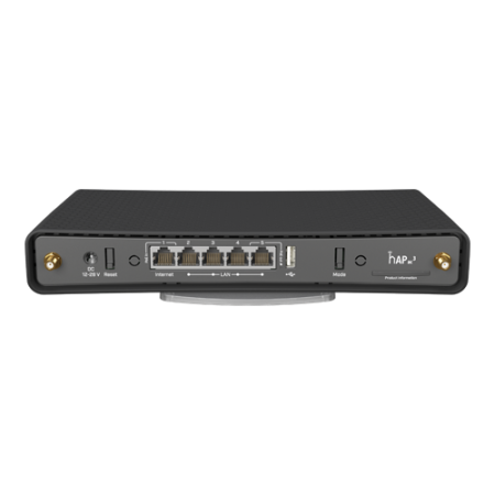 hAP acÂ³, 5 x Gigabit, 1 x PoE, 802.11b/g/n 2.4Ghz, 802.11ac 5Ghz, antene externe 3dBi 2.4GHz, 5.5dBi 5GHz - MikroTik RBD53iG-5HacD2HnD [3]
