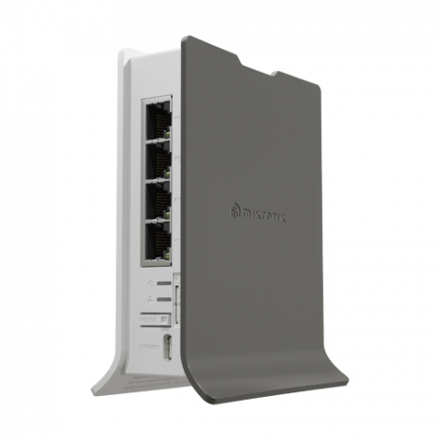Retelistica - hAP ax lite LTE6, RouterOS licenta 4, 4 x Gigabit, 1 x slot SIM, NAND, 2.4GHz, USB type C - MikroTik L41G-2axD&FG621-EA