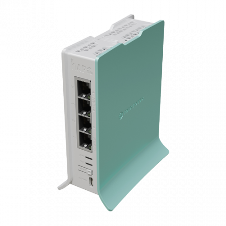 hAP ax lite, RouterOS licenta 4, 4 x Gigabit, NAND, 2.4GHz, USB type C - MikroTik L41G-2axD [1]
