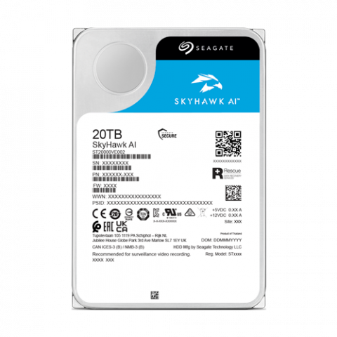 Hard disk 20TB - Seagate Surveillance SKYHAWK AI ST20000VE [3]