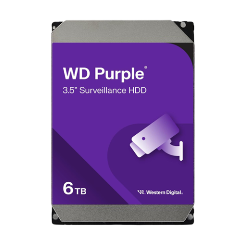 Supraveghere video - Hard disk 6TB - Western Digital PURPLE WD64PURZ