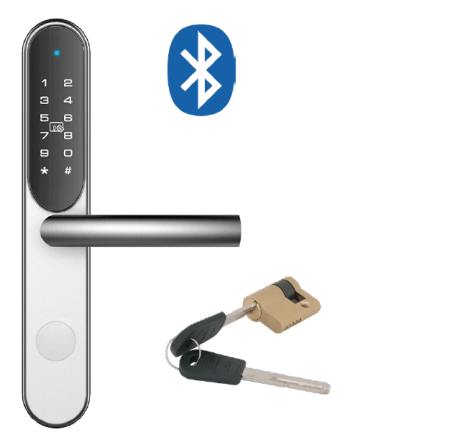 Yale inteligente - Incuietoare all-in-one pentru apartamente cu regim hotelier DLK-929SS-6M-R/L conexiune bluetooth