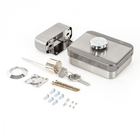 Yale electromagnetica - Incuietoare aplicata de exterior, fail-secure, cu motor si senzor magnetic DJ02(MVM)-FL