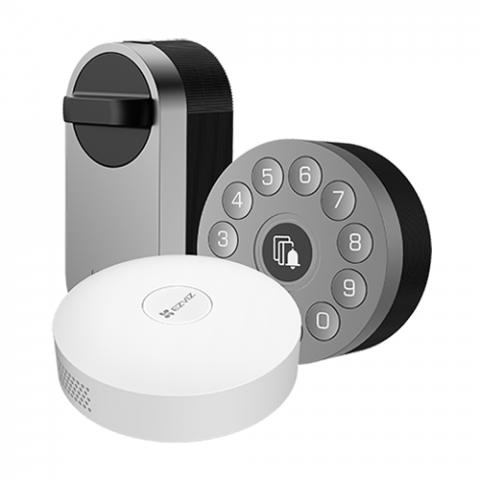 Diverse - Incuietoare inteligenta cu tastatura multifunctionala si Home Gateway - EZVIZ CS-DL01S-DL01CP-A3