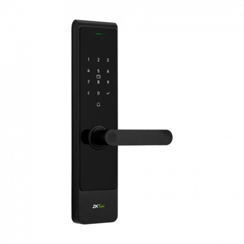 Yale inteligente - Incuietoare rezidentiala WiFi, cititor de amprenta, carduri, tastatura, sonerie, compatibila ZSmart - ZKTeco DL-SL01-T430H