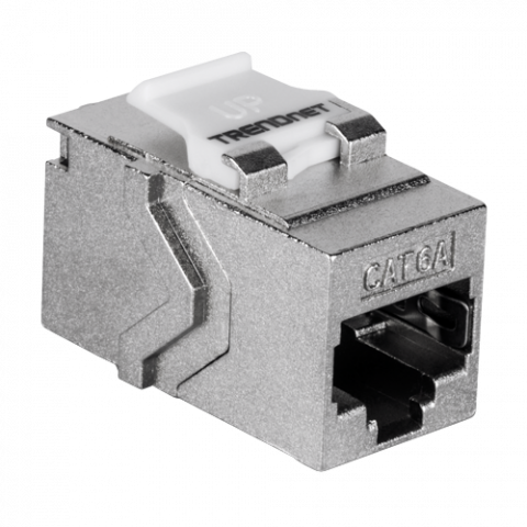 Conectica LAN RJ si FO - Keystone cuplare Cat6A RJ45, tool-less - TRENDnet TC-KC06C6A