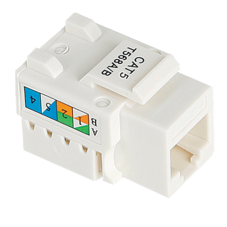 Cabluri si accesorii - Keystone Jack LAN Cat 5 pentru RJ45- DLX DLX-245-53