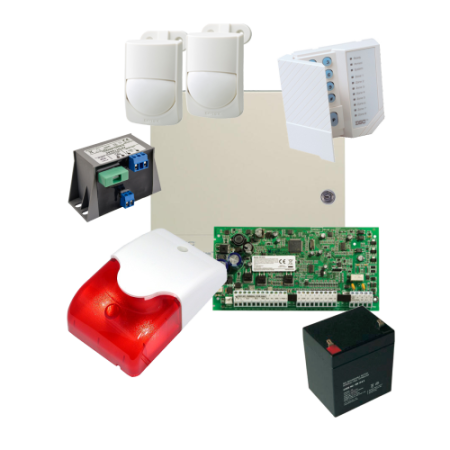 Kituri sisteme de alarma - Kit alarma la efractie DSC cu sirena interioara KIT1616INT-OPT