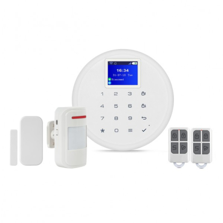 Kituri sisteme de alarma - Kit alarma wireless cu GSM si Wi-Fi Kerui KR-W17