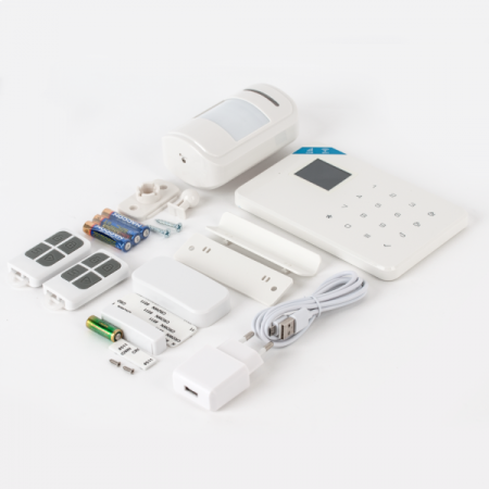 Kituri sisteme de alarma - Kit alarma wireless cu GSM si WI-FI Kerui KR-W18