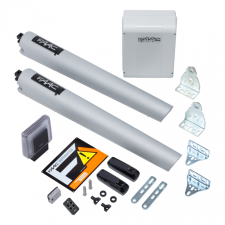 Automatizari porti - Kit automatizare poarta batanta HANDY Start 24V S418, max. 2 x 2.3 m - FAAC S418-KIT