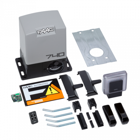 Automatizari porti culisante - Kit automatizare poarta culisanta DELTA 2 740 E Z16, 500KG, 230V - FAAC 740EZ16-KIT