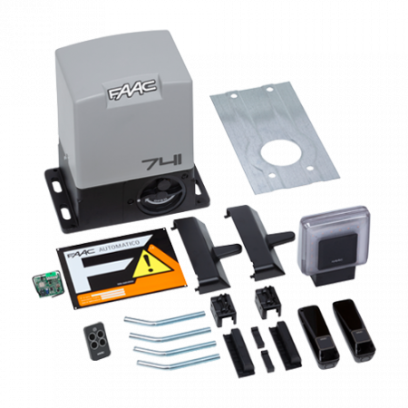 Automatizari porti culisante - Kit automatizare poarta culisanta DELTA 3 741 E Z16, 900KG, 230V - FAAC 741EZ16-KIT