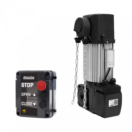 Automatizari usi de garaj - Kit automatizare usa sectionala max. 48mp, motor 230V AC- MOTORLINE KVM110