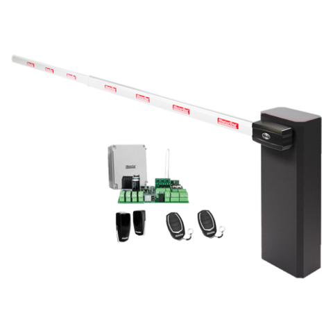 Automatizari porti - KIT complet bariera acces AUTO / 4 m, montaj universal ST/DR - MOTORLINE TURBO-4-LITE+ZUM75HTSL-4-KIT