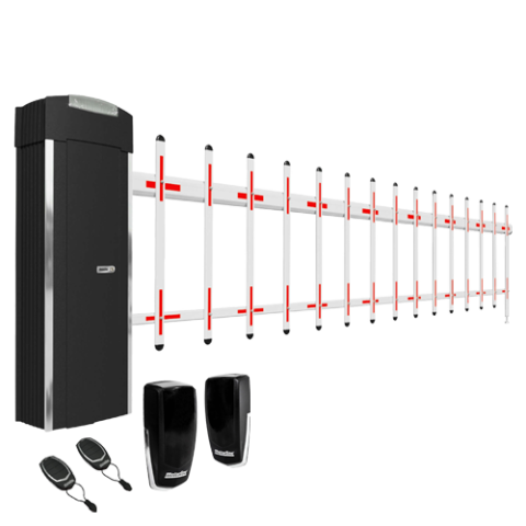 Automatizari porti - KIT complet bariera tip gard acces AUTO / 5 m, montaj universal ST/DR - MOTORLINE SIGMA-BL-S5-SIG75HSSL-5-KIT