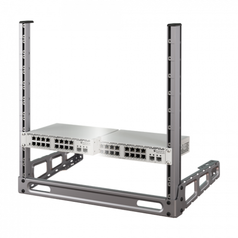 Kit de montare Ã®n rack de 19' a doua CSS318-16G-2S+IN - MikroTik RMK-2x10/19 [1]