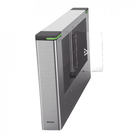 Turnichete - Kit Poarta batanta parte stanga, Cititor MiFare, Brat acrilic, latime banda 650mm - HIKVISION DS-K3B501SX-L-M-Kit