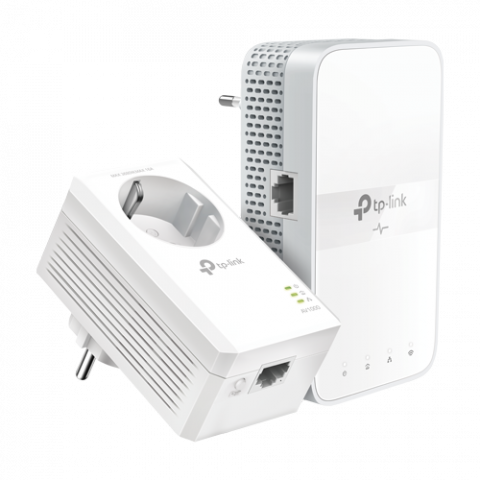 Transmisie wireless IP - Kit Powerline AV1000, Wi-Fi 5, AC1200 Dual-Band, 1 x RJ45 Gigabit - TP-Link TL-WPA7617KIT
