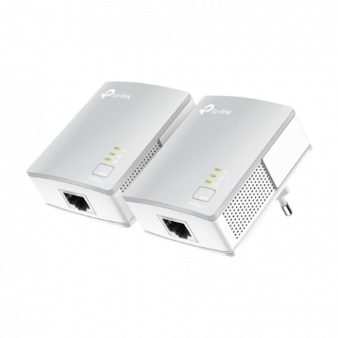 Transmisie wireless IP - Kit Powerline AV600, 1 x RJ45 10/100 Mbps - TP-Link TL-PA4010KIT