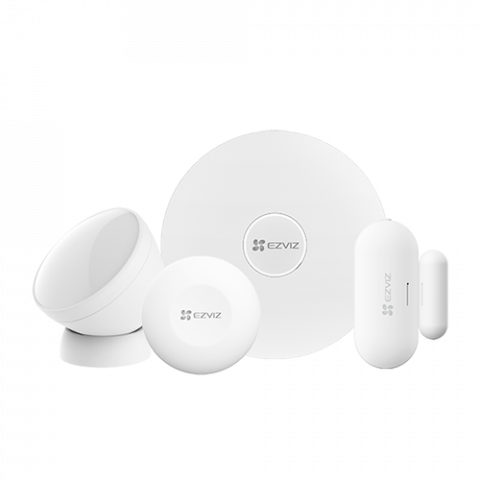 Kituri sisteme de alarma - Kit sistem de alarma Smart Home EZVIZ, comunicare Wireless ZigBee CS-B1-HomeSensorKit