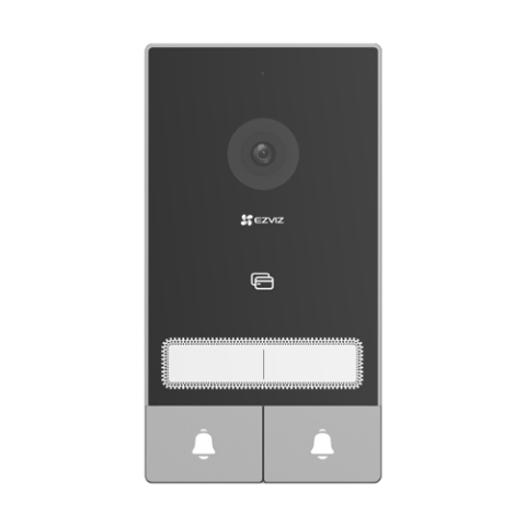 Kit video-interfon 2 familii, 2 x monitor tactil 7', camera 2K, audio, IR 6m, Wi-Fi6 - EZVIZ CS-HP7(3MP,2-Family Kit) [1]