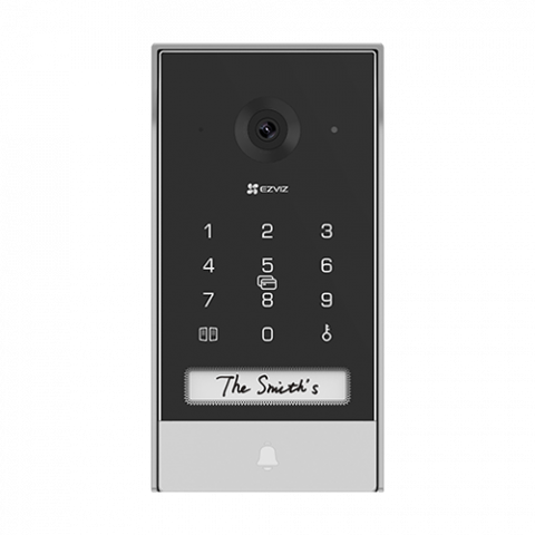 Kit video-interfon, Monitor tactil 7 inch, camera 2K, IR 5m, SDcard, Wi-Fi5, Panou Solar - EZVIZ CS-EP7-3MP-SP [1]