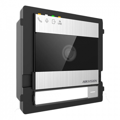 KIT videointerfon 2 fire pentru 1 familie, monitor 7 inch, Alarma, IK08, Card 32GB - HIKVISION DS-KIS704EY-SS [1]