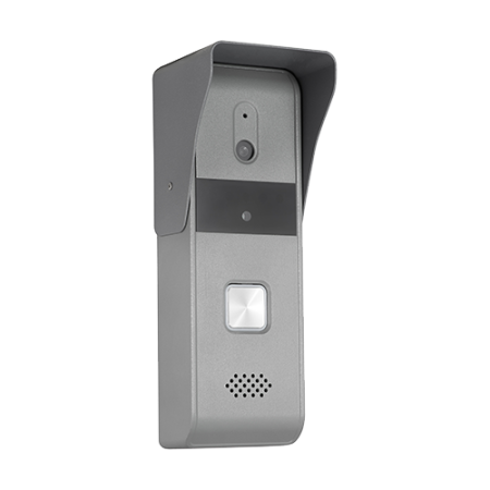 Kit videointerfon analogic 7inch, camera Pinhole, conectare 4 fire - HIKVISION DS-KIS203 [1]