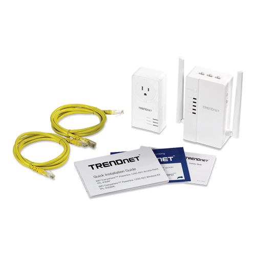 Kit Wireless Powerline WiFi Everywhere 1200 AV2 - TRENDnet TPL-430APK [2]