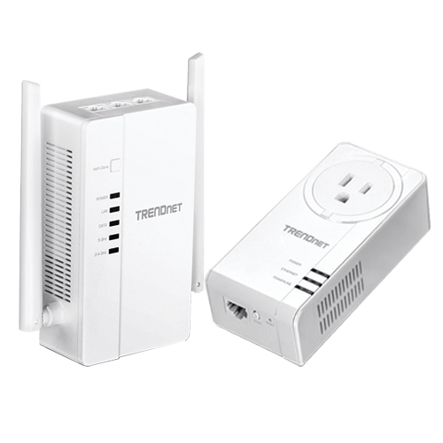 Retelistica - Kit Wireless Powerline WiFi Everywhere 1200 AV2 - TRENDnet TPL-430APK