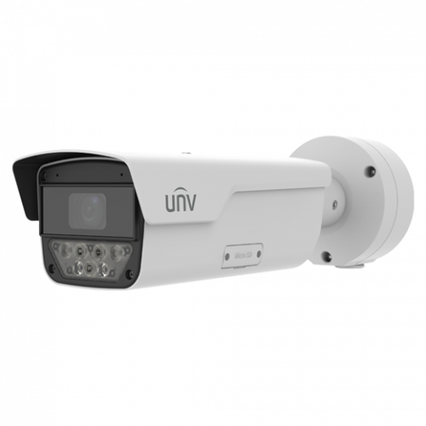 Supraveghere video - LightHunter - Camera IP, 4MP 60fps, lentila motorizata 8-32mm, AutoFocus, IR 120m, WL 30m, Audio, Alarma, PoE+, IK10 - UNV IPC264SA-AHDX4K-I1