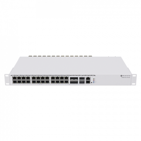 Switch-uri - Management Switch 20 RJ45 2.5 Gigabit, 2 x QSFP+, 4 x Combo (2.5 Gigabit sau SFP+) - Mikrotik CRS326-4C+20G+2Q+RM