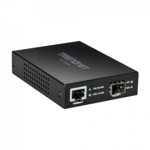 Mediaconvertor 10G SFP+ fibra optica - TRENDnet TFC-10GSFP [1]