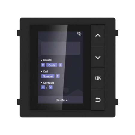Panouri exterioare - Modul afisaj LCD TFT pentru Interfon modular - HIKVISION DS-KD-DIS