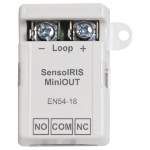Modul compact cu o iesire de releu fara monitorizare, 24 V CA, EN54-18 - TELETEK SensoIRIS-MiniOUT [1]