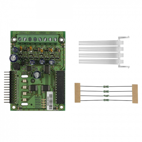 Detectie incendiu - Modul de extensie cu 4 iesiri pentru sirene, compatibil cu MAG8Plus - TELETEK MS4