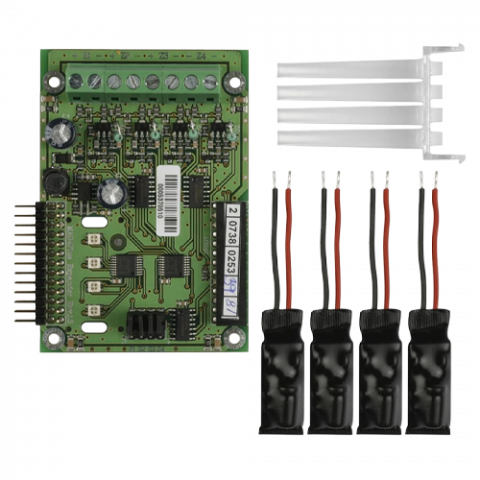 Detectie incendiu - Modul de extensie cu 4 zone pentru MAG8plus - TELETEK ME4