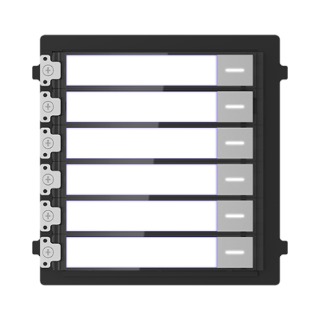 Modul extensie afisaj 6 familii pentru Interfon modular - HIKVISION DS-KD-KK [1]