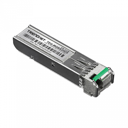 Echipamente active FO - Modul SFP Dual Wavelength Single-Mode Simplex LC, 1.25G, RX:1310nm/TX:1550nm, 20Km - TRENDnet TEG-MGBS20D5