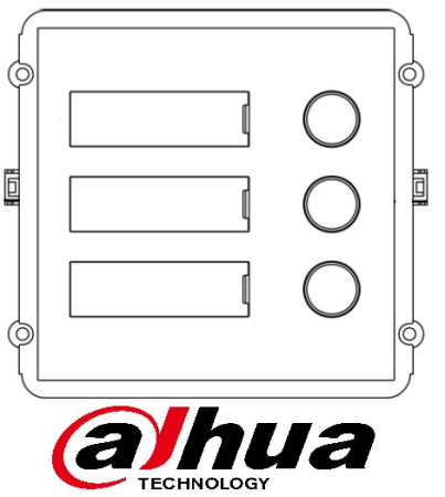 Modul Videointerfon IP Exterior Butoane Apel Dahua VTO2000A-B [6]