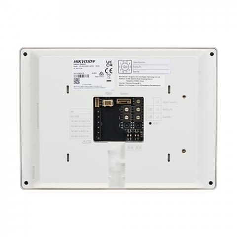 Monitor videointerfon 2 fire TCP/IP, Wi-Fi, Touch Screen TFT 7 inch, DIP Switch - HIKVISION DS-KH7300EY-WTE2-White [2]
