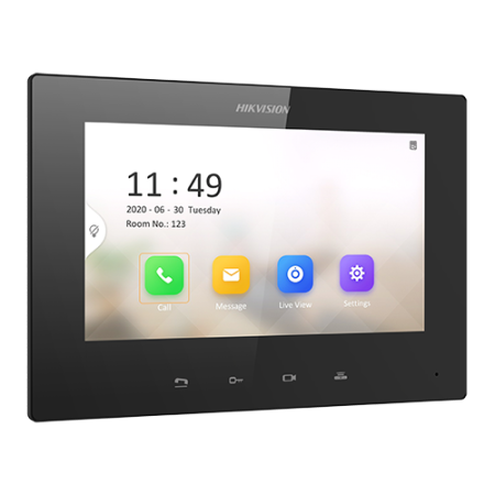 Posturi interioare - Monitor videointerfon TCP/IP, TFT LCD 7 inch non-touch - HIKVISION DS-KH6220-LE1