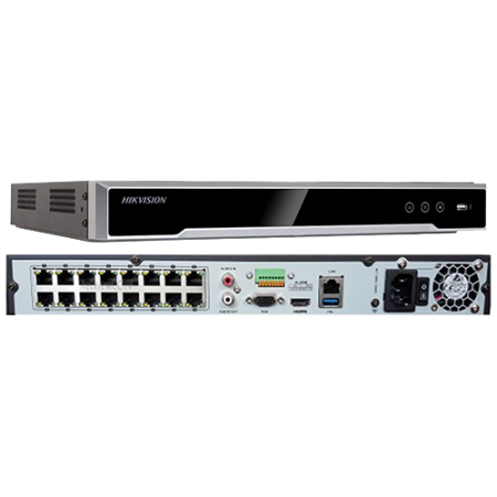 NVR 16 canale IP, Ultra HD rezolutie 4K - 16 porturi POE - HIKVISION DS-7616NI-K2-16P [2]