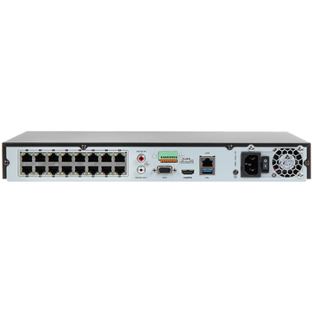 NVR 16 canale IP, Ultra HD rezolutie 4K - 16 porturi POE - HIKVISION DS-7616NI-K2-16P [1]
