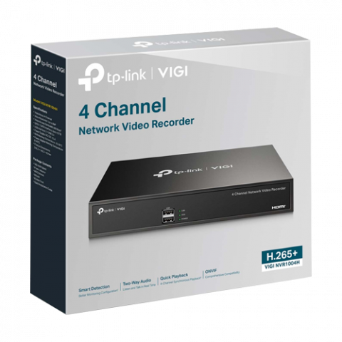 NVR 4K, 4 canale max. 8MP, Audio IN/OUT, 1 x SATA - TP-Link VIGI VIGINVR1004H [3]